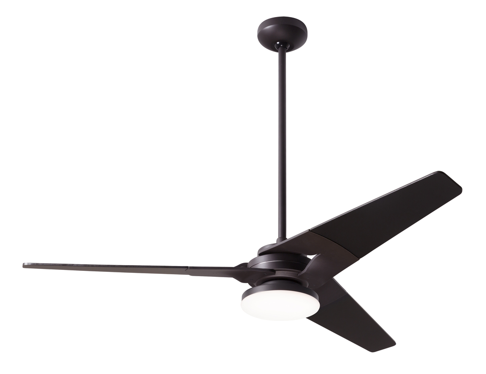 Torsion Fan; Dark Bronze Finish; 52" Whitewash Blades; 20W LED; Fan Speed and Light Control (3-w