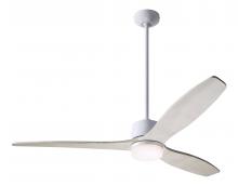 Modern Fan Co. ARB-GW-54-WW-870-WC - Arbor DC Fan; Gloss White Finish; 54" Whitewash Blades; 17W LED; Wall Control