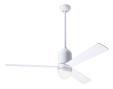 Modern Fan Co. CIR-GW-50-AL-355-RC - Cirrus DC Fan; Gloss White Finish; 50" Aluminum Blades; 17W LED; Remote Control