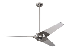 Modern Fan Co. TOR-BN-52-WW-NL-001 - Torsion Fan; Bright Nickel Finish; 52" Whitewash Blades; No Light; Fan Speed Control