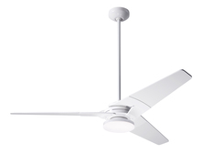 Modern Fan Co. TOR-GW-52-WW-272-002 - Torsion Fan; Gloss White Finish; 52" Whitewash Blades; 20W LED; Fan Speed and Light Control (3-w