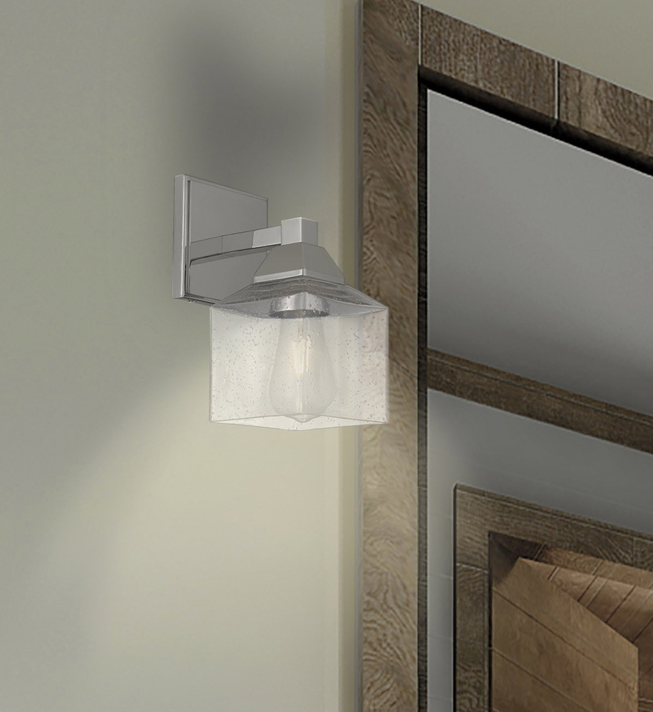 1 Lt Polished Chrome Wall Sconce