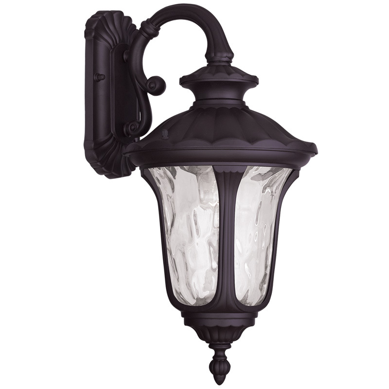 1 Light Bronze Outdoor Wall Lantern