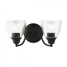 Livex Lighting 15132-04 - 2 Light Black Vanity Sconce