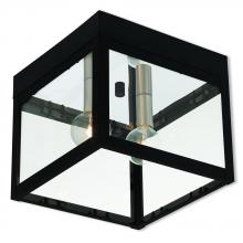 Livex Lighting 20588-04 - 2 Lt BK Outdoor Ceiling Mount