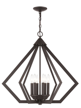 Livex Lighting 40926-07 - 6 Lt BZ Chandelier