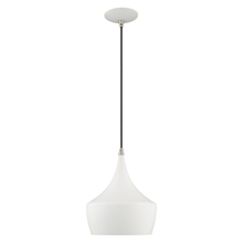 Livex Lighting 41186-03 - 1 Lt White Mini Pendant