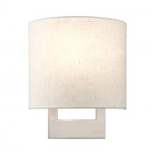 Livex Lighting 42420-91 - 1 Light Brushed Nickel Petite ADA Sconce