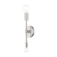 Livex Lighting 46438-91 - 2 Lt Brushed Nickel Wall Sconce