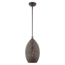 Livex Lighting 49182-07 - 1 Lt Bronze Pendant