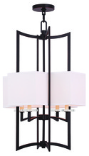 Livex Lighting 50707-67 - 4 Light Olde Bronze Foyer Chandelier