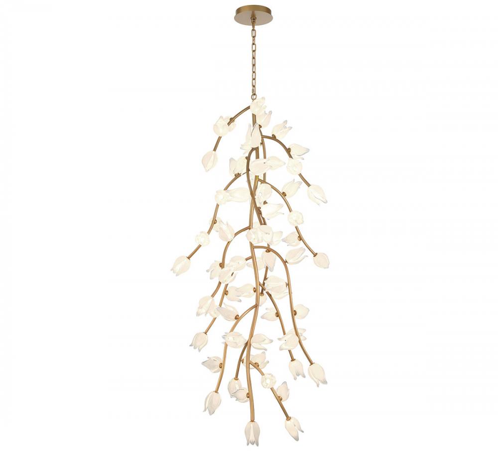 Belluno, 70 Light LED Grand Chandelier, Champagne Gold