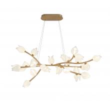 Lib & Co. US 10115-03 - Belluno, 26 Light Oval LED Chandelier, Champagne gold