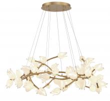 Lib & Co. US 12089-03 - Belluno, 72 Light Grand Chandelier, Champagne Gold