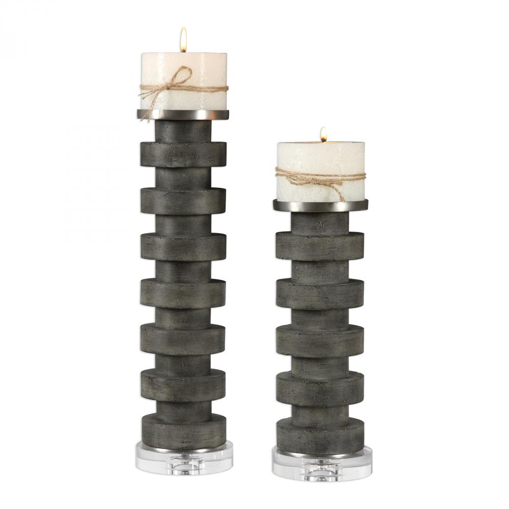 Uttermost Karun Candleholders, S/2