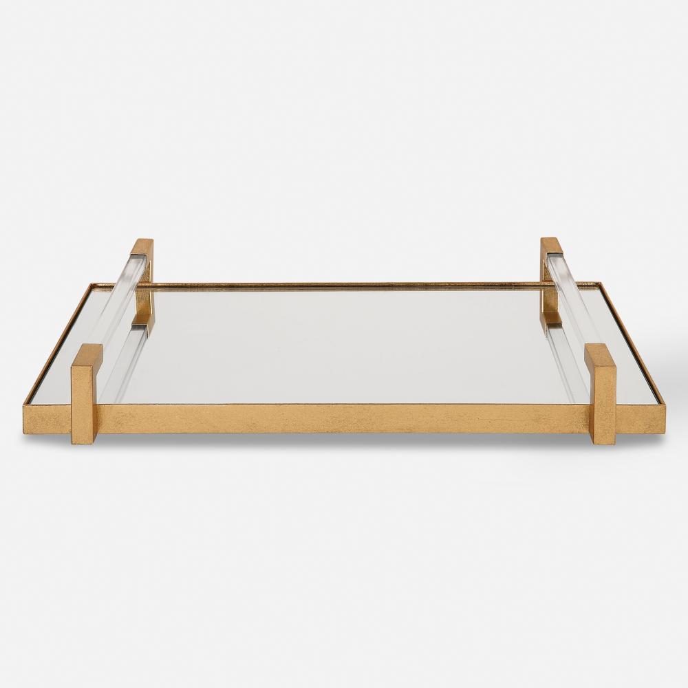 Uttermost Deki Gold Mirrored Tray