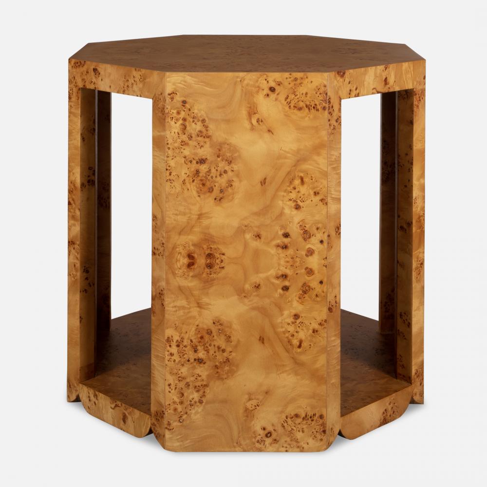 Uttermost Indus Burl Side Table