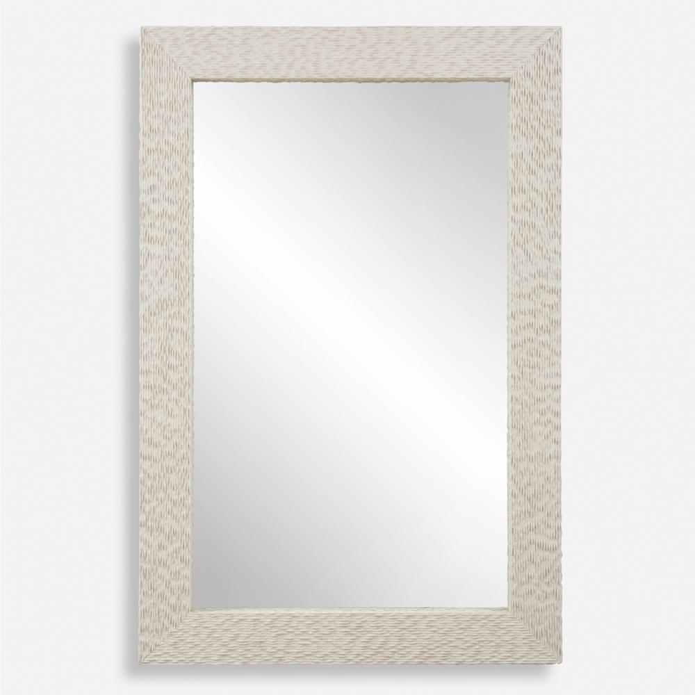 Uttermost Everett Ivory Stone Mirror