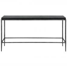 Uttermost 22969 - Crescendo Black Concrete Console Table