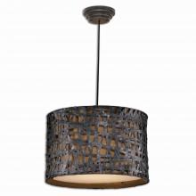 Uttermost 21104 - Uttermost Alita Aged Black Drum Pendant