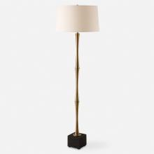 Uttermost 30416 - Shino Antique Brass Floor Lamp