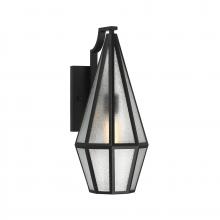 Savoy House 5-709-BK - Peninsula 1-Light Outdoor Wall Lantern in Matte Black