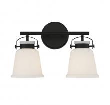 Savoy House 8-1627-2-BK - Kaden 2-Light Bathroom Vanity Light in Matte Black