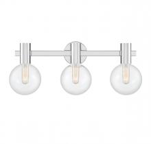 Savoy House 8-3076-3-11 - Wright 3-Light Bathroom Vanity Light in Chrome