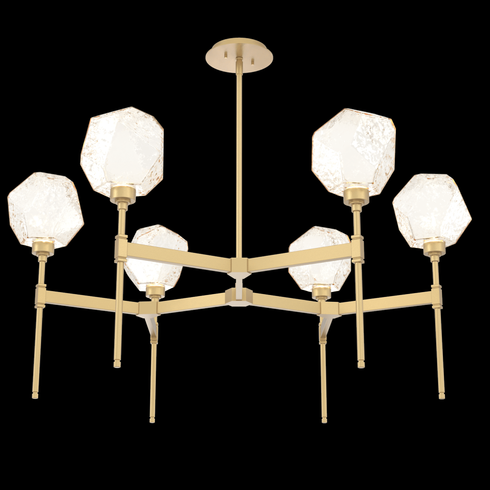 Gem Round Belvedere Chandelier-39-Gilded Brass