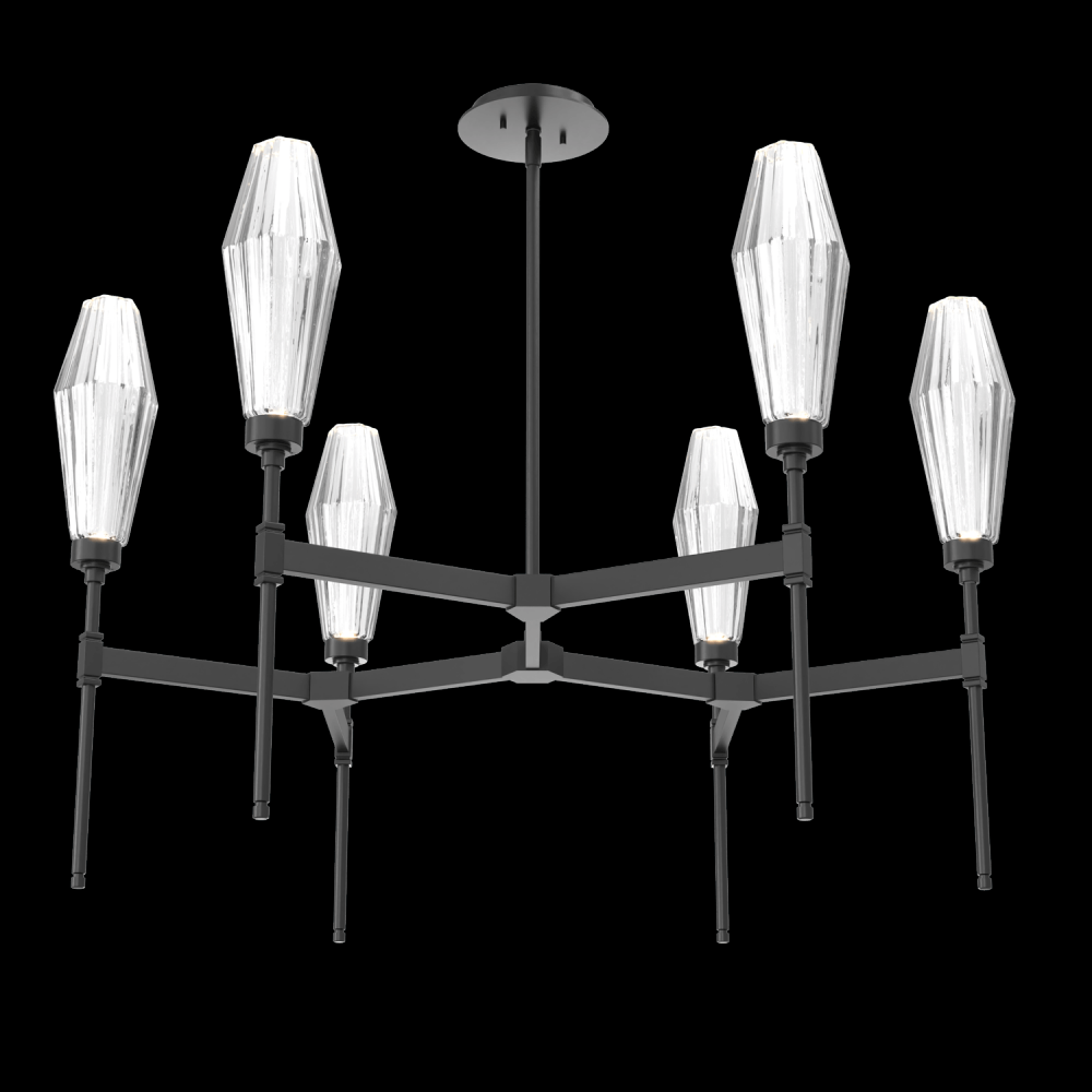 Aalto Round Belvedere Chandelier-37-Matte Black