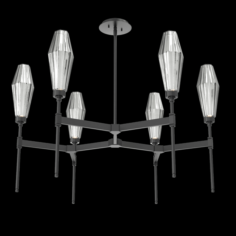 Aalto Round Belvedere Chandelier-37-Matte Black