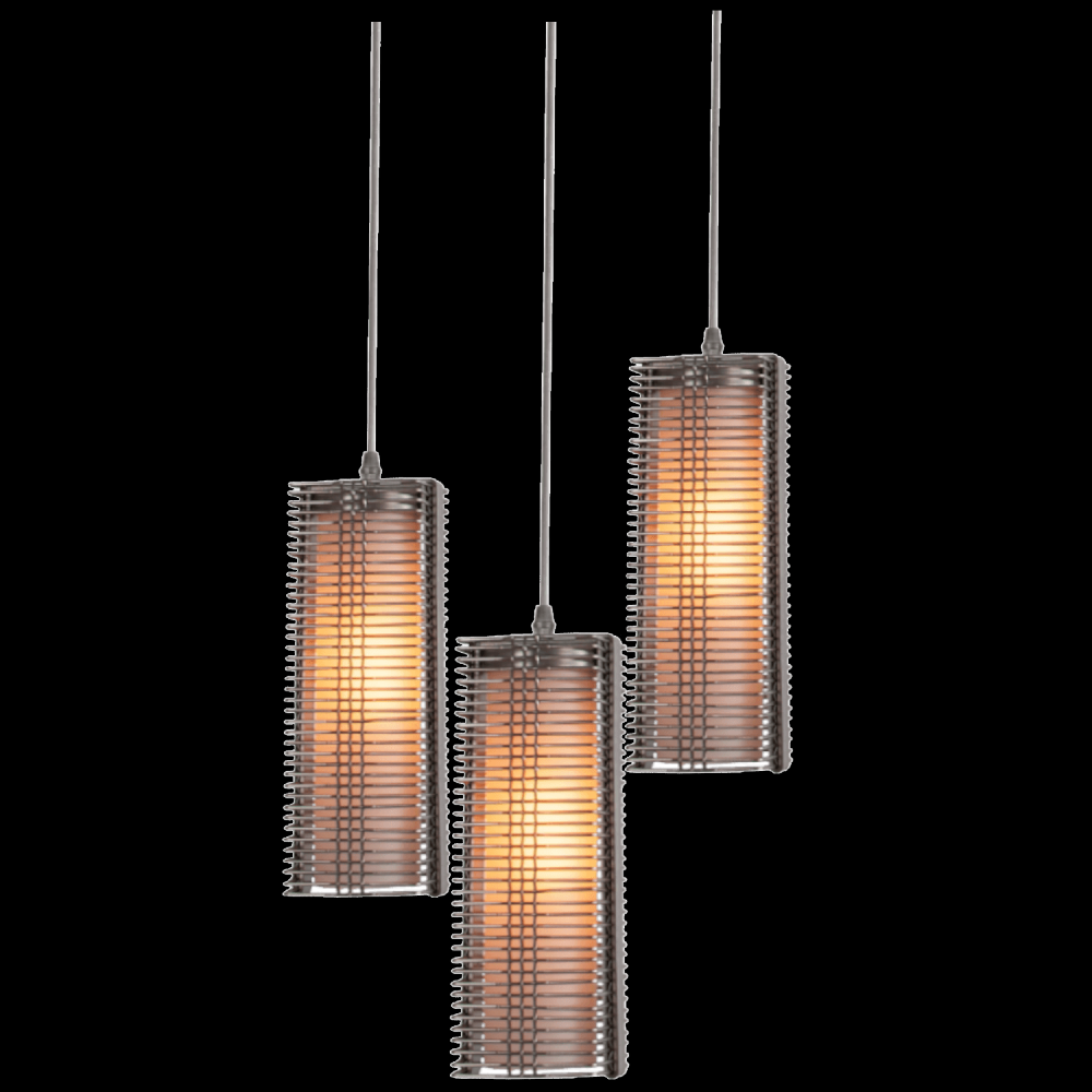 Downtown Mesh Round 8pc Multi-Pendant