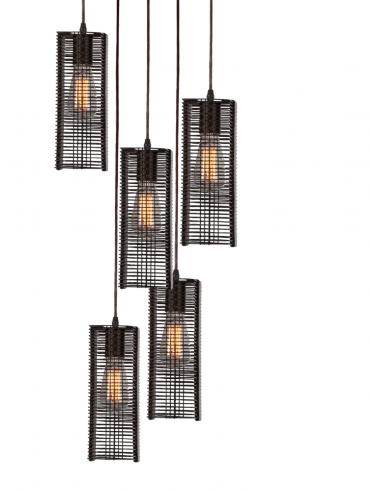 Downtown Mesh Round Multi-Pendant-08