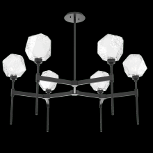 Hammerton CHB0039-39-MB-C-001-L3 - Gem Round Belvedere Chandelier-39-Matte Black