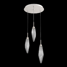 Hammerton CHB0050-03-BS-CS-C01-L3-RTS - Rock Crystal Round Pendant Chandelier - Quick Ship