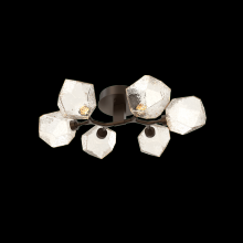 Hammerton CLB0039-01-FB-A-L3-RTS - Gem 6-Light Flush Mount-Flat Bronze