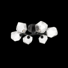 Hammerton CLB0039-01-MB-C-L3-RTS - Gem 6-Light Flush Mount-Matte Black