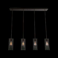 Hammerton PLB0020-04-CS-0-C01-E2 - Downtown Mesh Linear Pendant Chandelier