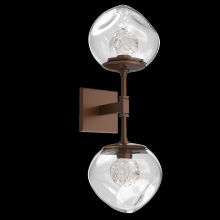 Hammerton IDB0095-02-BB-FC-L3 - Luna Double Sconce