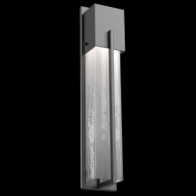 Hammerton ODB0055-23-SB-BG-G1 - Outdoor Tall Square Cover Sconce with Metalwork