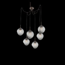 Hammerton SCB0066-06-BB-FS-C01-L1 - Aster Round 6pc Swag Multi-Pendant