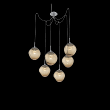 Hammerton SCB0066-06-CS-FB-C01-L3 - Aster Round 6pc Swag Multi-Pendant