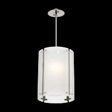 Hammerton LAB0044-16-BS-FG-001-E2 - Textured Glass Oversized Pendant-Rod Suspended-16