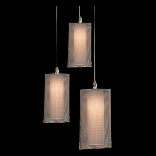 Hammerton CHB0019-03-BB-F-C01-E2 - Uptown Mesh Round 3pc Multi-Pendant