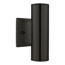 Eglo 200033A - 2 LT Outdoor Wall Light With Matte Black Finish 2-50W GU10