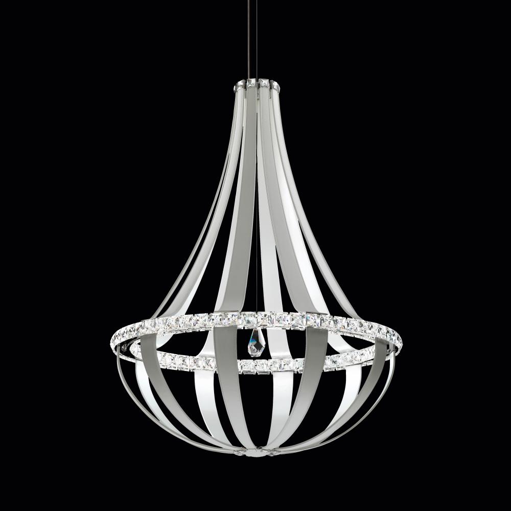 Crystal Empire LED 45IN 3000K 120V Pendant in Iceberg with Radiance Crystal