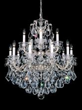 Schonbek 1870 5075-76S - La Scala 15 Light 120V Chandelier in Heirloom Bronze with Clear Crystals from Swarovski