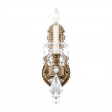 Schonbek 1870 5069-48 - La Scala 1 Light 120V Wall Sconce in Antique Silver with Heritage Handcut Crystal