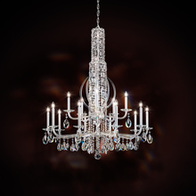 Schonbek 1870 RS8415N-48H - Siena 17 Light 120V Chandelier in Antique Silver with Heritage Handcut Crystal