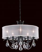 Schonbek 1870 VA8305N-51H1 - Vesca 5 Light 120V Chandelier in Black with Heritage Handcut Crystal